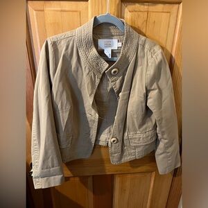 J Crew Classic Twill Chino Jacket